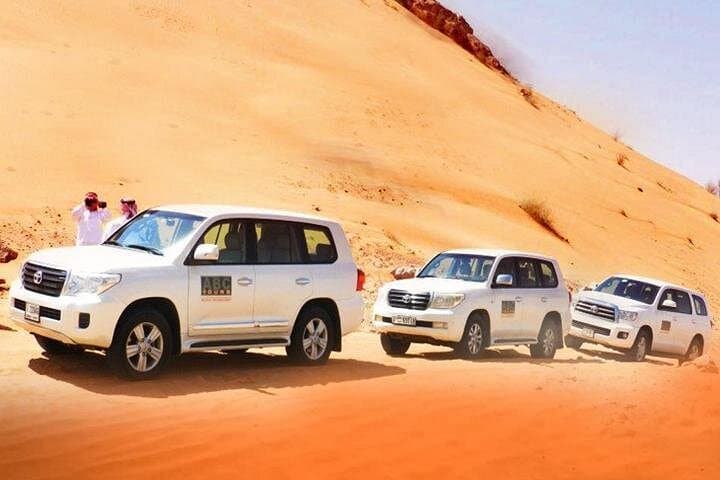 Private Dubai Desert Safari: Dune Bashing, BBQ & Live Shows in a Luxury Jeep photo 1