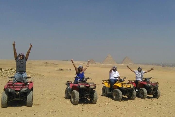 Giza Half-Day: Pyramids Panoramic Tour + 1-Hour Desert Quad Bike