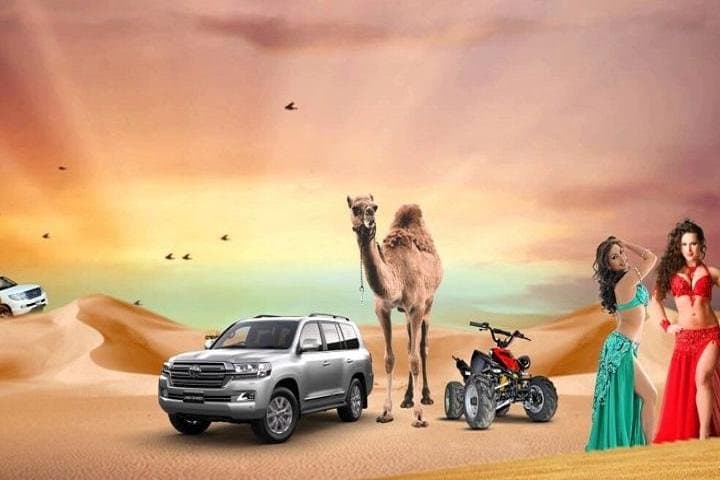 Dubai Afternoon Desert Safari: Private Dune Bashing, Camel Ride & BBQ Experience photo 6
