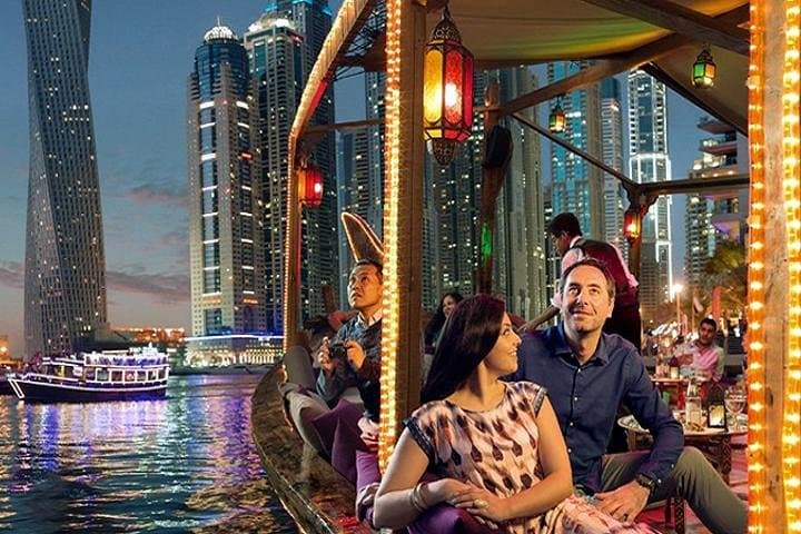 Dubai Marina Dhow Dinner Cruise: Buffet, Lights & Round-Trip Transfer photo 3