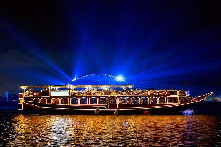 Evening Dhow Dinner Cruise on Dubai Creek — Marina Lights & Arabic Cuisine photo 4