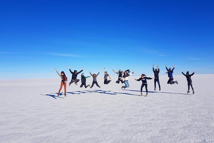 Full-Day Uyuni Salt Flats Tour: Train Graveyard, Incahuasi Island & Sunset