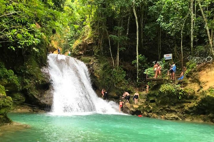 Blue Hole Tour: Ocho Rios Waterfall Climb, Cliff-Jumping & Mud Bath photo 2