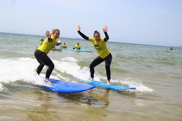 Surf Lesson on Praia de Carcavelos: Learn to Ride Lisbon's Atlantic Waves