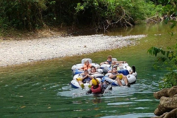 Belize Crystal Cave Tubing, Pools & Zipline Adventure photo 4