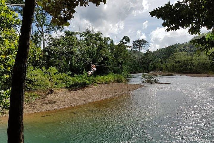 Belize Crystal Cave Tubing, Pools & Zipline Adventure photo 6