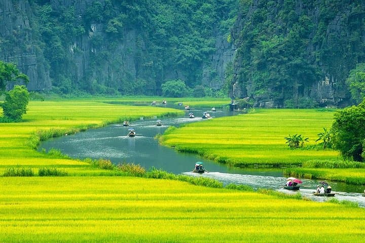 Tam Coc Boat Trip, Mua Cave Viewpoint & Hoa Lu Full-Day Tour from Hanoi photo 1
