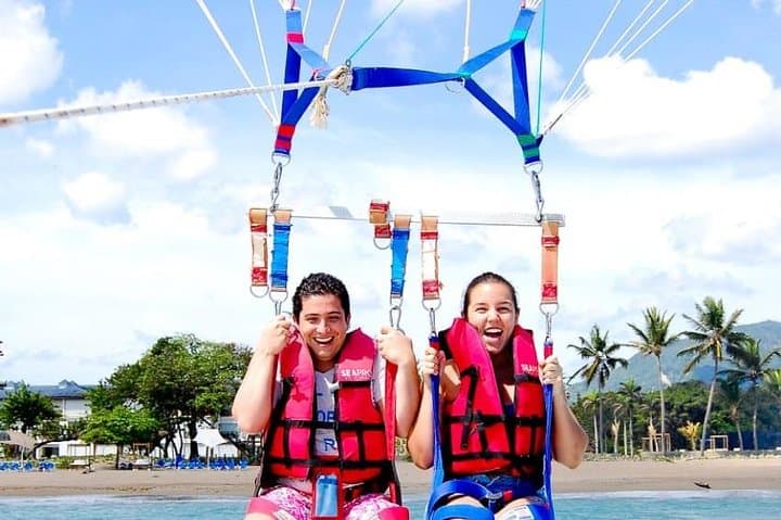 Punta Cana Party Boat & Parasailing Combo: Catamaran Cruise, Snorkel and Natural Pool Adventure photo 3