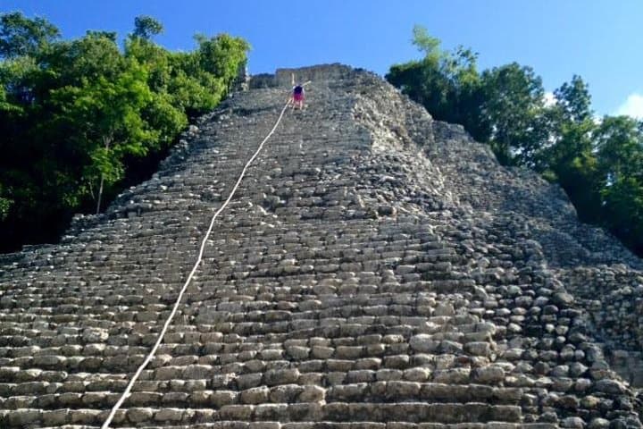 Coba Ruins & Punta Laguna Monkey Reserve Day Tour from Tulum — Kayak, Zipline and Cenote Swim