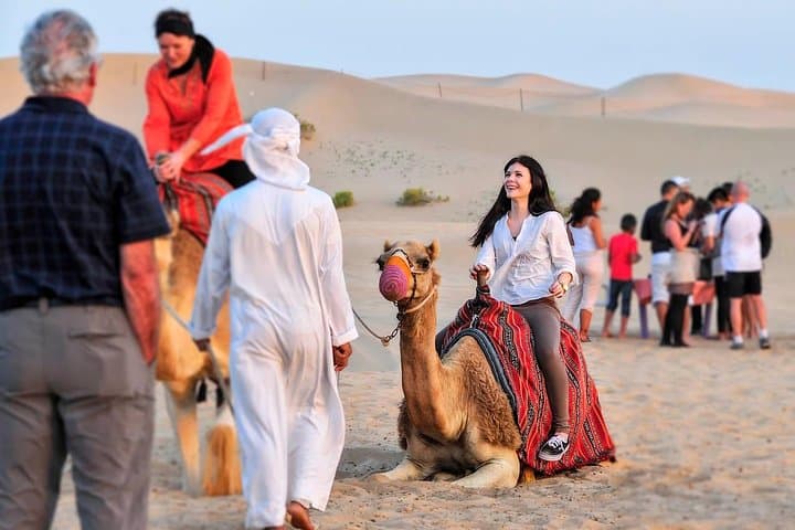 Sunset Camel Trek & Bedouin Dinner in the Dubai Desert photo 3