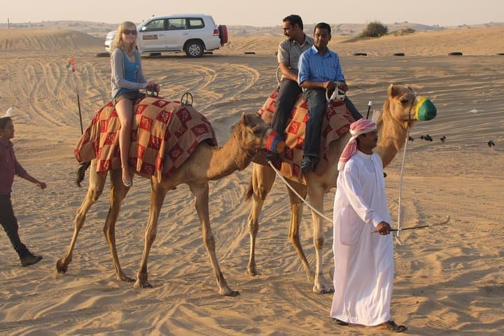 Sunset Camel Trek & Bedouin Dinner in the Dubai Desert photo 6