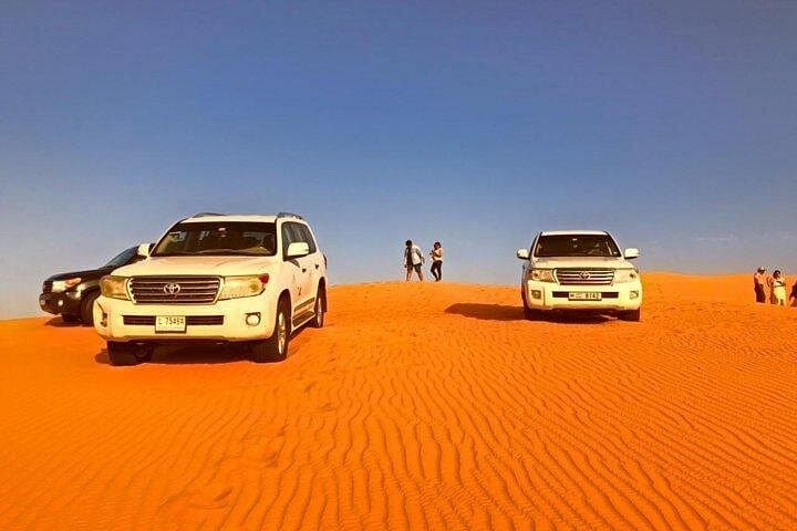 Dubai Morning Desert Safari: Dune Bashing, Camel Ride & Sandboarding