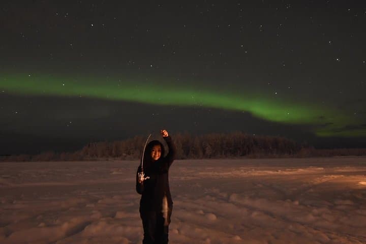 Aurora Borealis and Ice Fishing in Fairbanks: Deluxe Cabin Experience photo 1