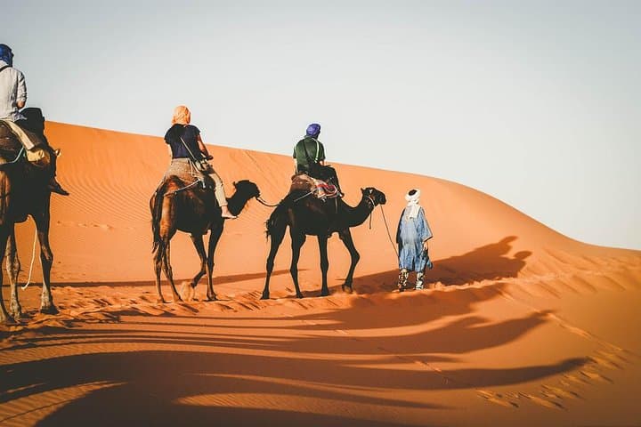 Merzouga Sunset Adventure — Camel Trek, Dune Hike & Sandboarding at Erg Chebbi photo 2