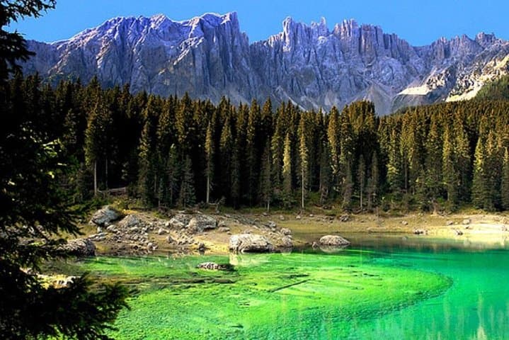 Great Dolomites Road Private Day Tour from Bolzano — Carezza, Pordoi & Ortisei