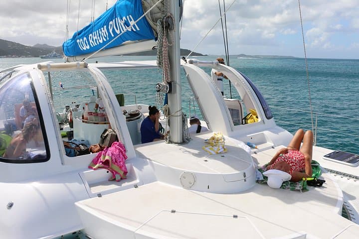 Catamaran Snorkel & Beach Day in Sint Maarten — Sail, Snorkel and Maho Plane Spotting photo 4