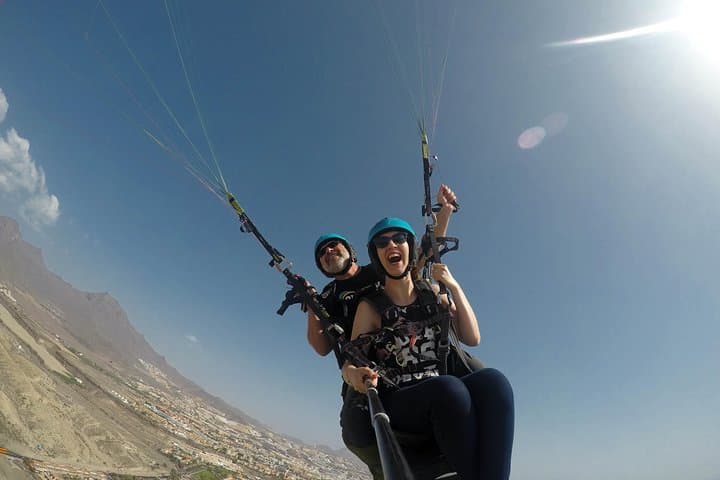 Acro Paragliding Over Costa Adeje: Tandem Adrenaline Flight in Tenerife photo 4