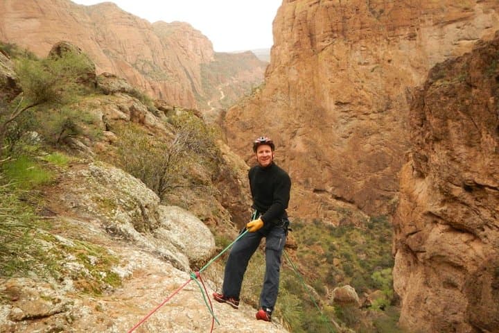 Desert Canyoneering Adventure on the Apache Trail: 150‑ft Rappel & Sonoran Scramble