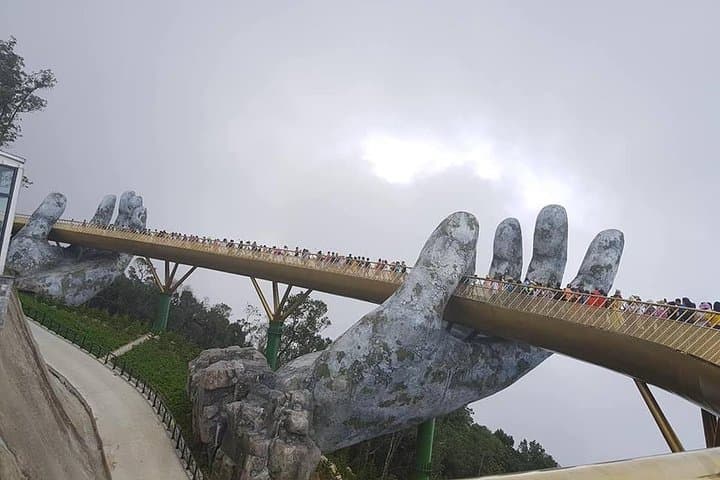 Golden Bridge & Ba Na Hills Cable Car Day Trip from Hue: Sky Bridge, French Village & Fantasy Park photo 2
