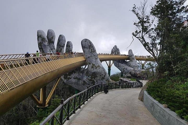 Golden Bridge & Ba Na Hills Cable Car Day Tour from Da Nang or Hoi An photo 3