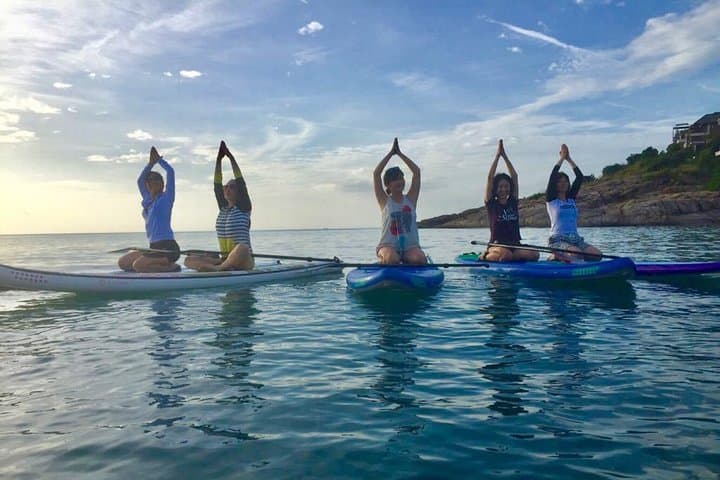 SUP Yoga in Koh Samui: Stand-Up Paddleboard Yoga Classes in Bophut Bay