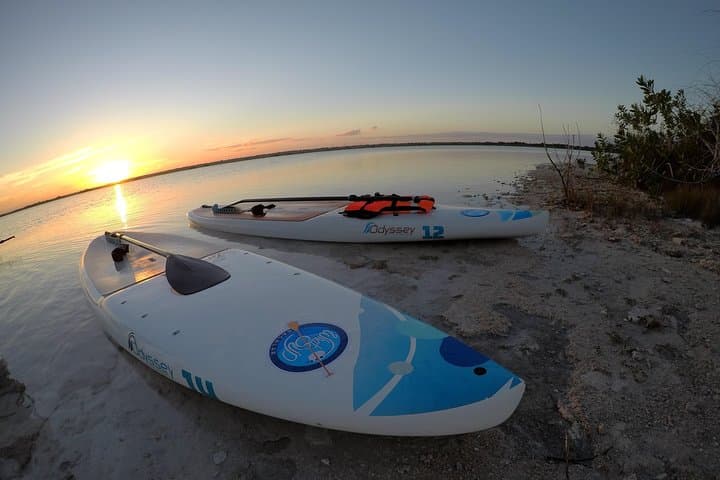 Golden Hour SUP at Mariscal Lagoon — Bacalar Sunset Paddle & Pirate Channel photo 2