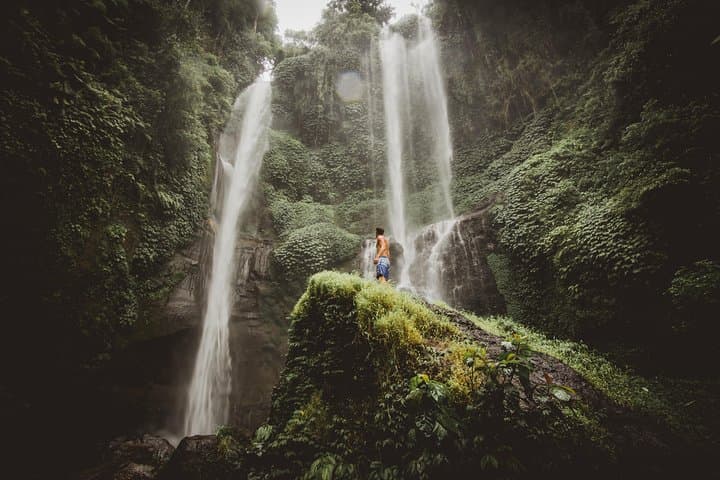 Sekumpul Waterfalls & Ulun Danu Temple — North Bali Full-Day Trek and Temple Tour