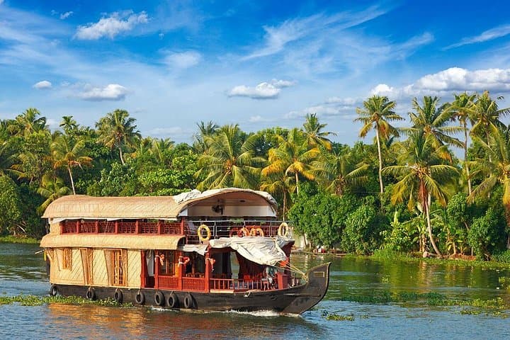 5-Day Kerala Private Houseboat & Munnar Escape — Backwaters, Tea Hills & Wildlife photo 1