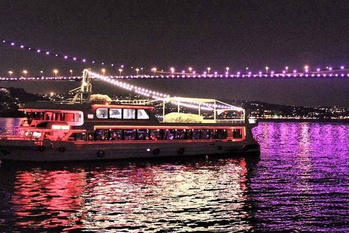 Bosphorus Dinner Cruise: Sunset Views, Live Turkish Night Show, and Unlimited Drinks
