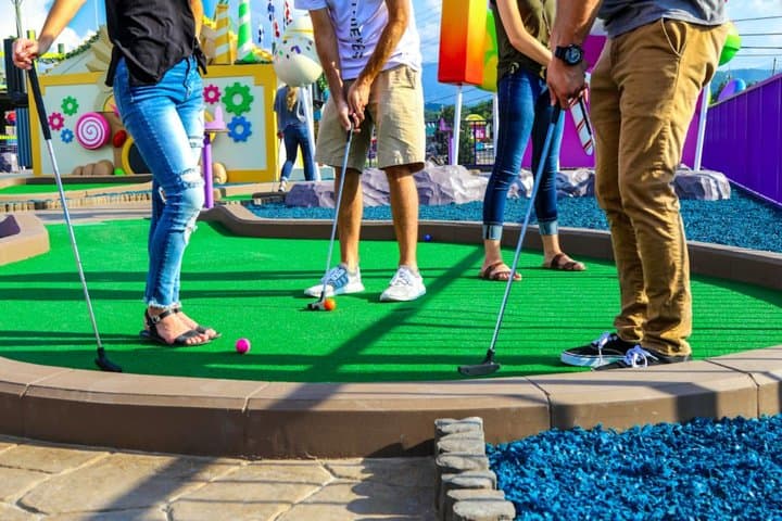 Crave Golf Club Pigeon Forge — Two-Course Candy-Themed Mini Golf & Rooftop Fun