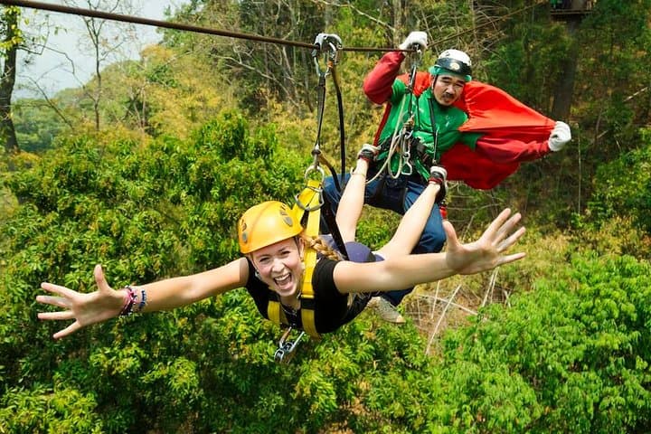 Pongyang Jungle Zipline Chiang Mai: 34-Platform Canopy Coaster Adventure