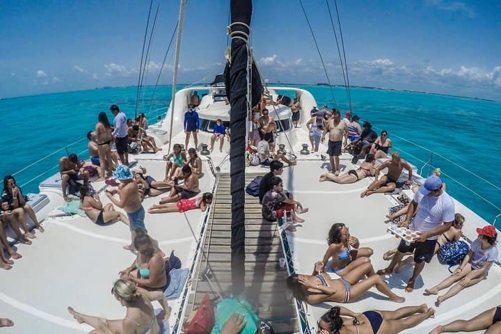 Isla Mujeres Catamaran Day Cruise from Cancun – Snorkel, Beach & Open Bar photo 4