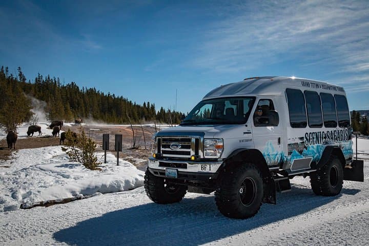 Yellowstone Snowcoach Tour from Jackson Hole: See Old Faithful in Winter photo 2