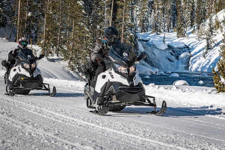 Full-Day Snowmobile Tour to Old Faithful & Lower Loop from Jackson Hole photo 3