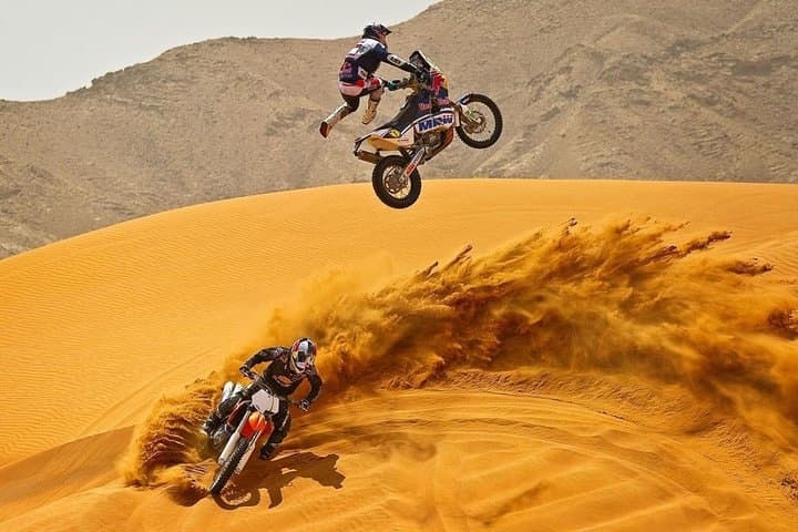 KTM Desert Dune Ride: 2-Hour Motocross Adventure from Dubai