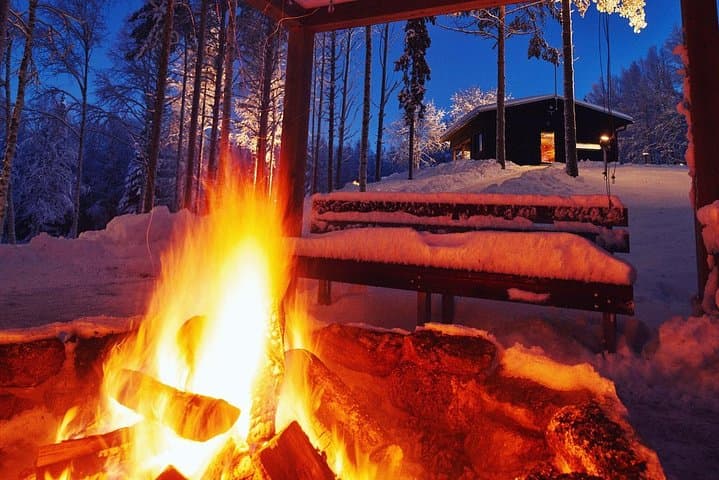 Northern Lights Picnic from Rovaniemi: Aurora Hunt with Campfire and Hot Drinks photo 2
