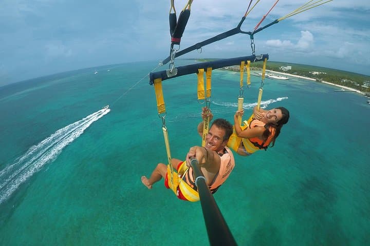 Parasailing in Playa del Carmen: Fly Over Maroma Beach and the Caribbean Coast