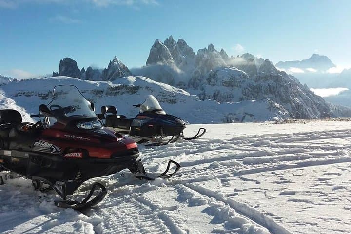 Snowmobile & Sledding from Bolzano: Private Day Trip on the Great Dolomites Road photo 2