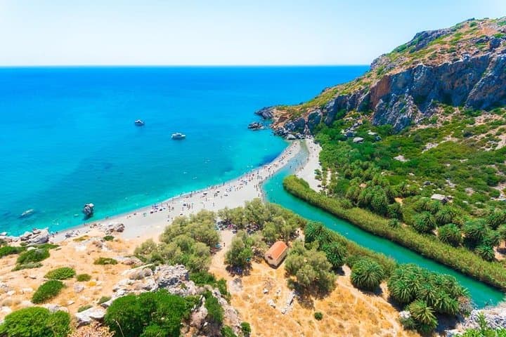 Preveli Palm Beach & Plakias Day Trip from Rethymno — Southern Crete Beaches