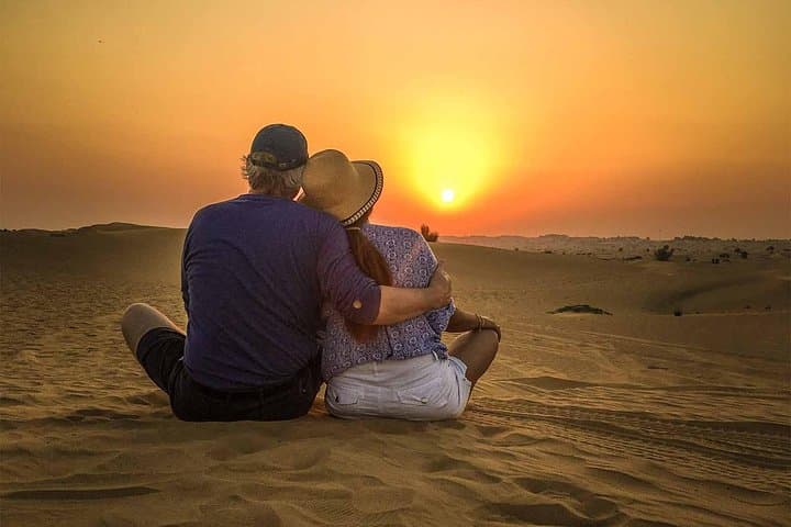 Dubai Sunset Camel Trek: Bedouin Camp, Camel Ride & BBQ Dinner Experience photo 2