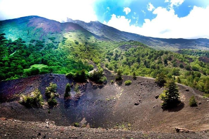 Etna Wine and Alcantara Gorges Day Hike with Lunch from Catania