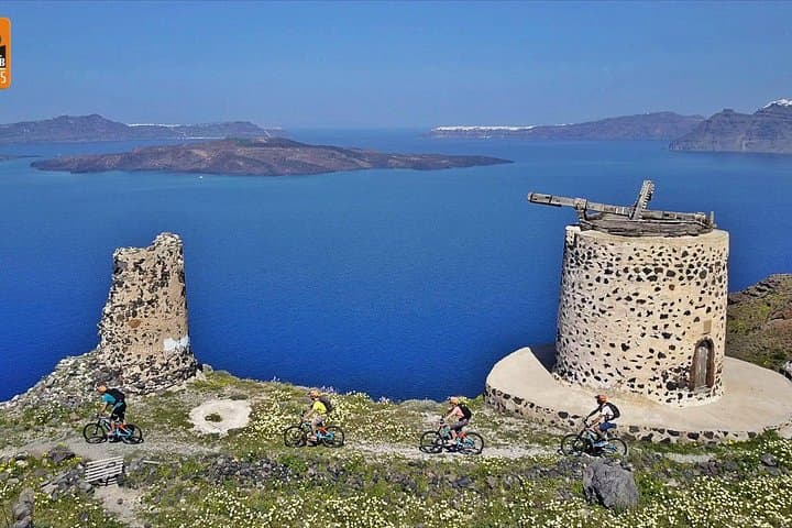 Santorini E-Bike Adventure: Southern Trails & Perivolos Black Sand photo 2