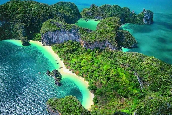 Private Hong Islands & 4-Islands Tour: Sunset and Night Snorkel from Ao Nang