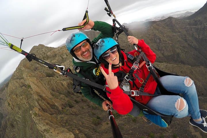High-Performance Tandem Paragliding Over Tenerife South — Costa Adeje Aerial Flight photo 4