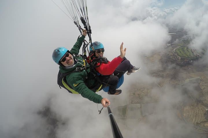 High-Performance Tandem Paragliding Over Tenerife South — Costa Adeje Aerial Flight photo 3