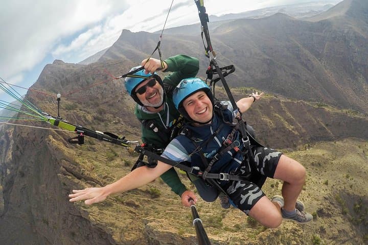 Acro Paragliding Over Costa Adeje: Tandem Adrenaline Flight in Tenerife photo 2