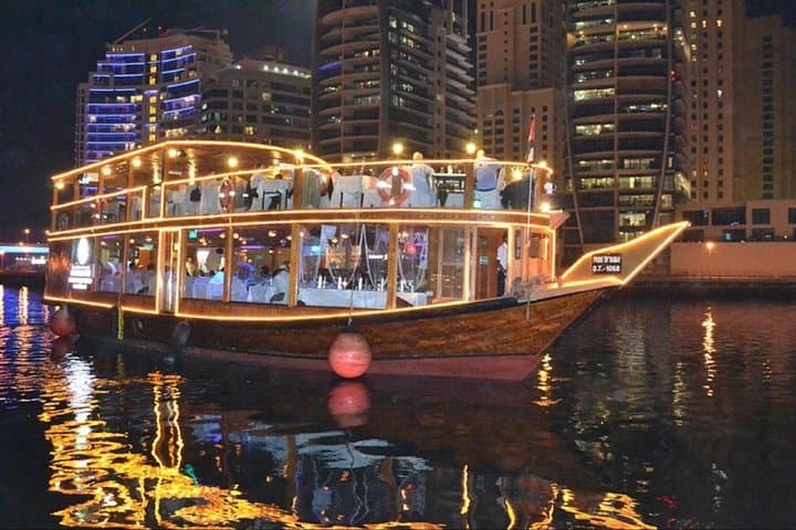Dubai Marina Dhow Dinner Cruise: Evening Skyline Buffet Cruise with Transfers photo 4