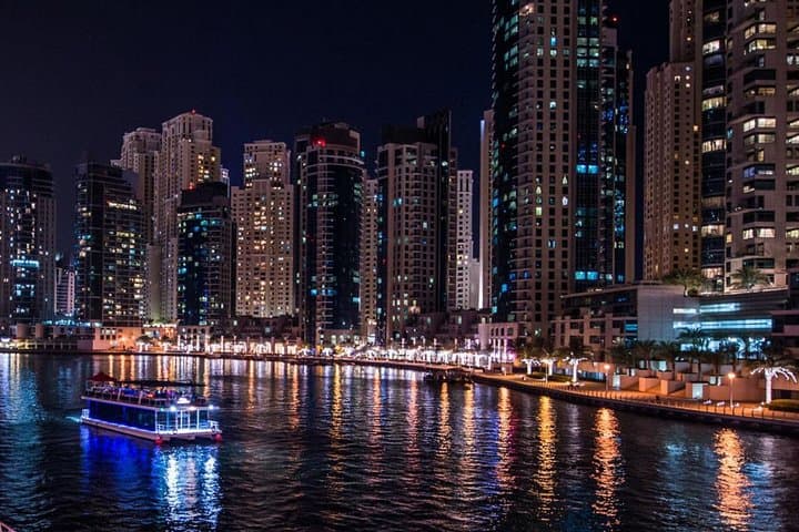 Dubai Marina Dhow Dinner Cruise: Buffet, Lights & Round-Trip Transfer photo 2