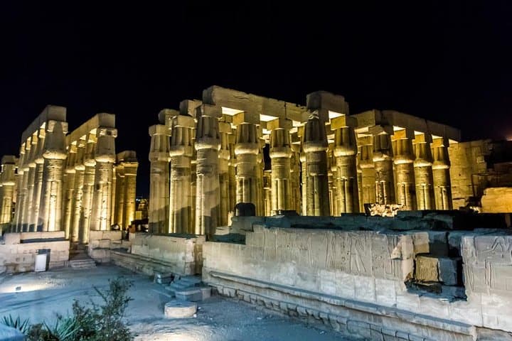 Karnak Temple Sound and Light Show: Luxor Night Tour at the Hypostyle Hall