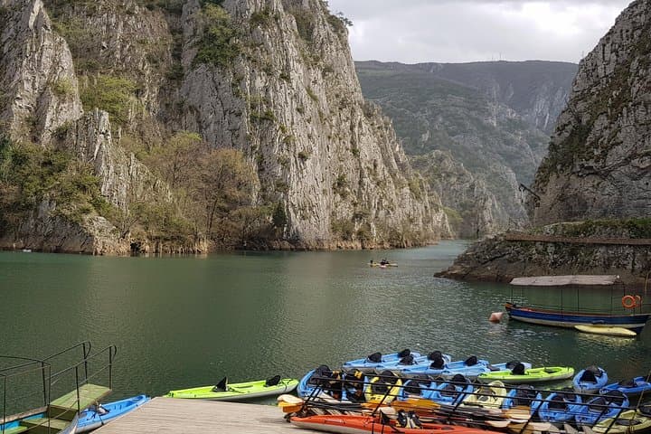 Matka Canyon & Tetovo Day Trip from Skopje — Vrelo Cave Boats and the Colourful Mosque